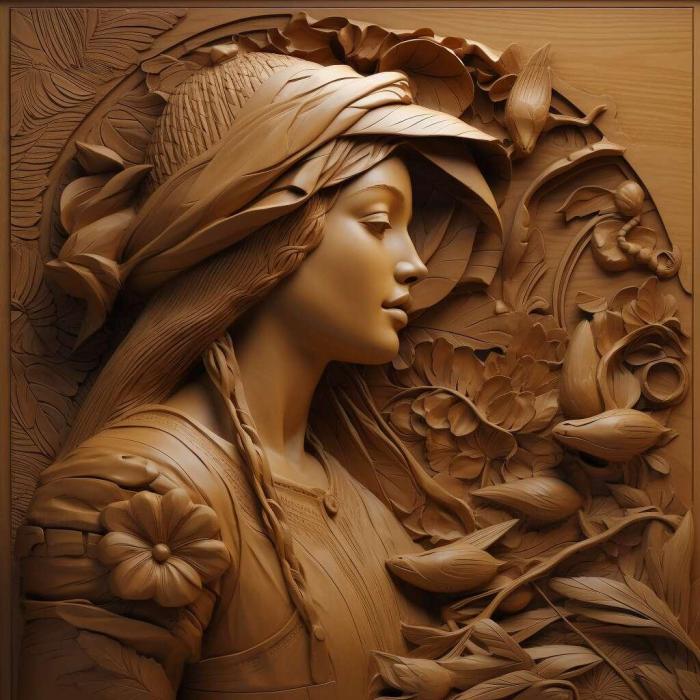 نموذج ثلاثي الأبعاد لآلة CNC 3D Art 